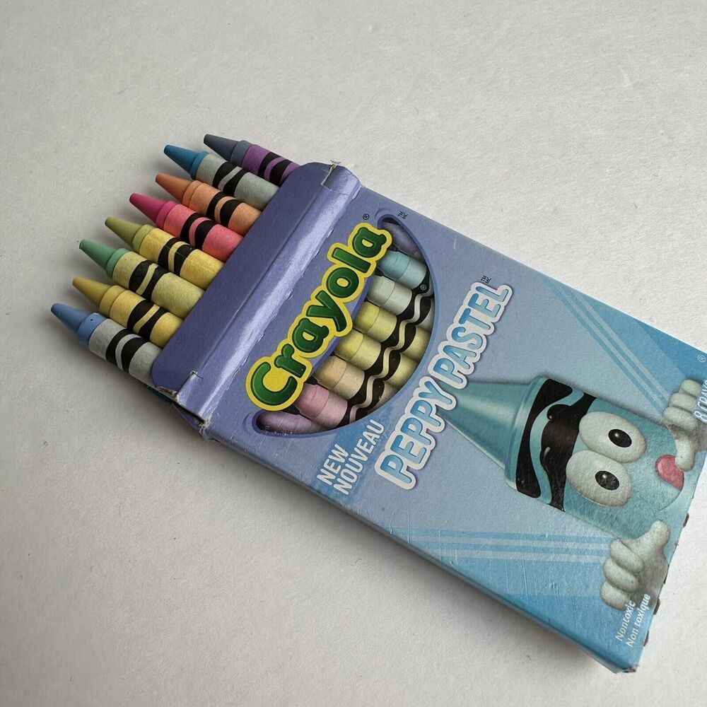2013 Unique Crayola Crayons Peppy Pastel - NIB